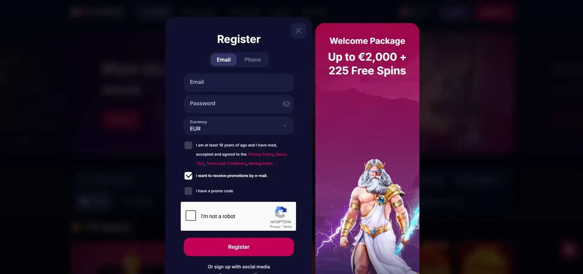 Unibet regisztráció és bejelentkezés